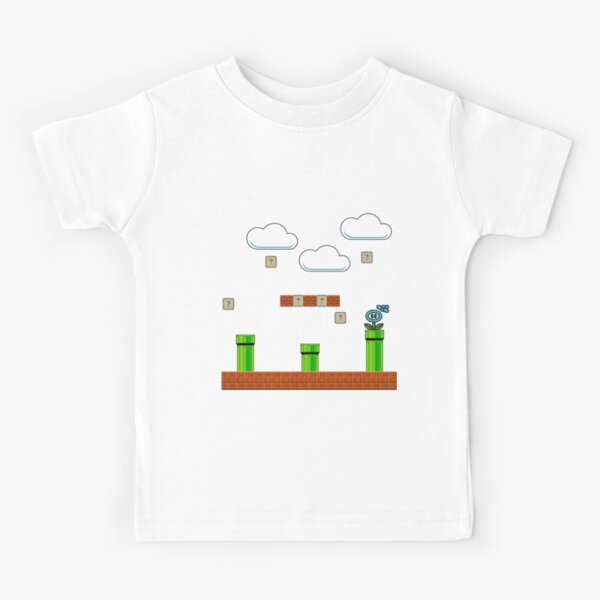 ground blocks and green tubes Kids T-Shirt