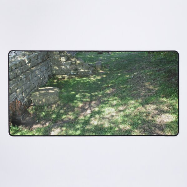 M.I. #116 |☼| Speckle Shadows (Hadrian's Wall) Desk Mat