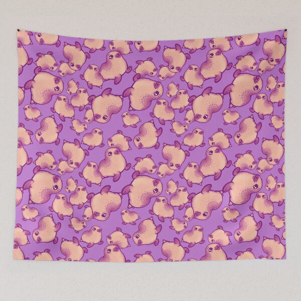 Item preview, Peachy Baby Seals on Orchid designed and sold by RJKpoyp.