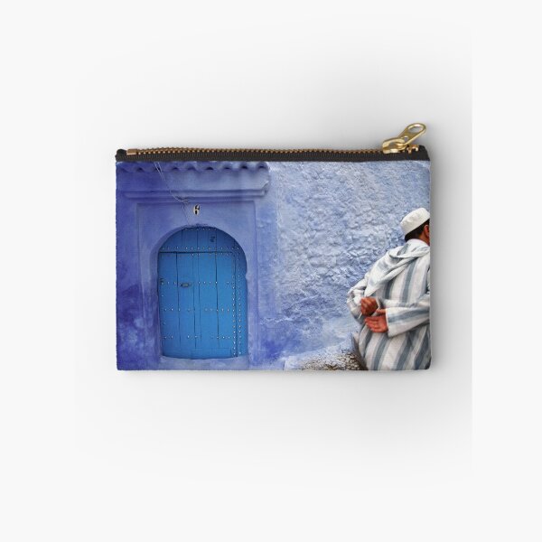 Item preview, Man in Streets of Chefchaouen Medina, Morocco  designed and sold by Petr Svarc.