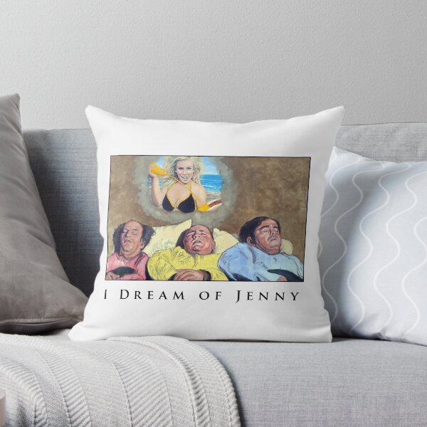 I Dream Of Jenny Throw Pillow