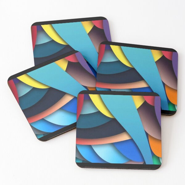 Item preview,  Multi-Color Design Colorful Patterns - BlACK designed and sold by Rowena Jones.