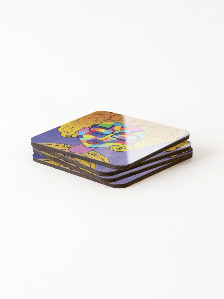 Thumbnail 4 of 5, Coasters (Set of 4), Amalie designed and sold by RandaRubyRed.