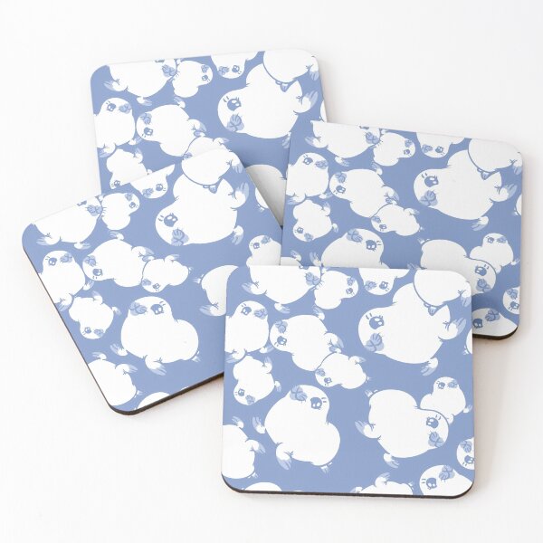 Item preview, Pale Baby Seals on Periwinkle designed and sold by RJKpoyp.