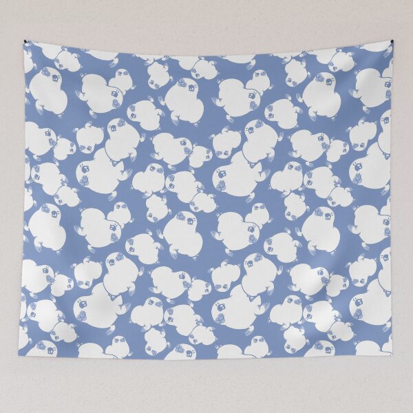 Item preview, Pale Baby Seals on Periwinkle designed and sold by RJKpoyp.