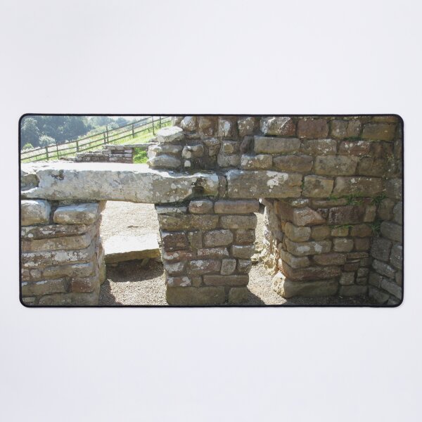 M.I. #115 |☼| Rocks And Bricks - Shot 14 (Hadrian's Wall) Desk Mat
