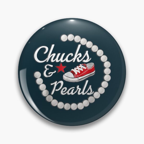 Item preview, Chucks Pearls Kamala Converse T-Shirt designed and sold by RachelCine.