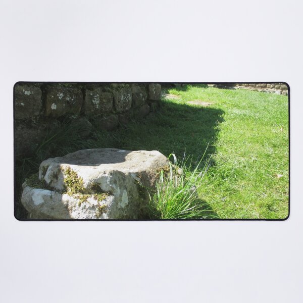 M.I. #114 |☼| Ground Rock Perspective (Hadrian's Wall) Desk Mat