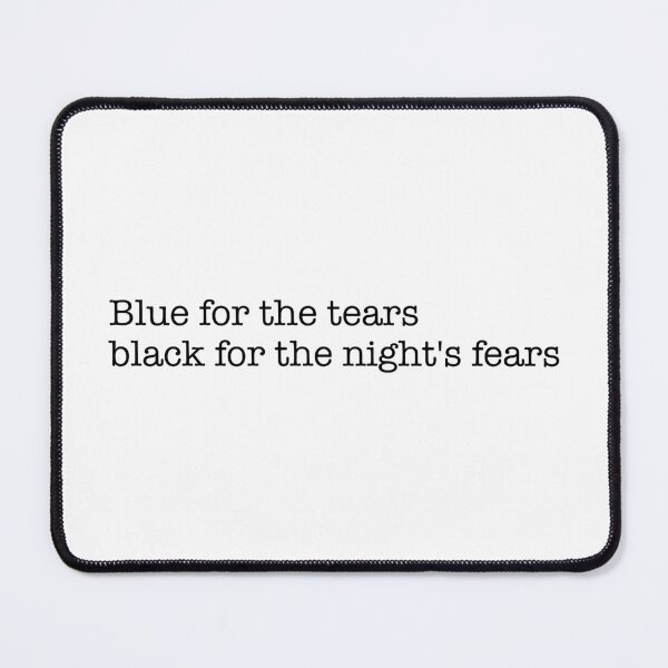 Item preview, Blue for the tears (black) designed and sold by didijuca.
