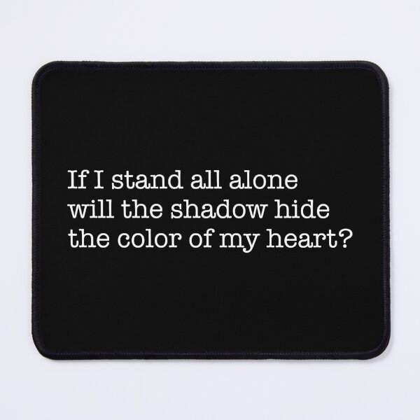 Item preview, Will the shadow hide the color of my heart? (white) designed and sold by didijuca.