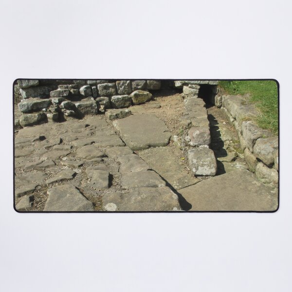 M.I. #110 |☼| Rocks And Bricks - Shot 12 (Hadrian's Wall) Desk Mat