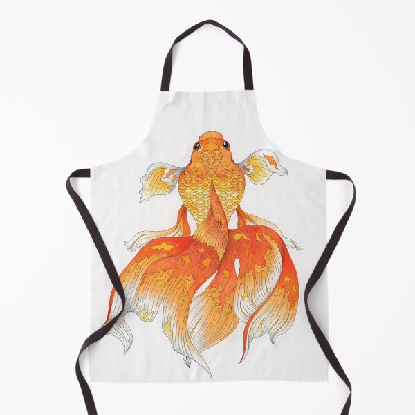 Item preview, Japanese goldfish adult coloring page designed and sold by Sarwat Reza.