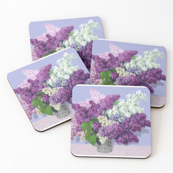 Item preview, White and Purple Lilacs designed and sold by Sport-it.