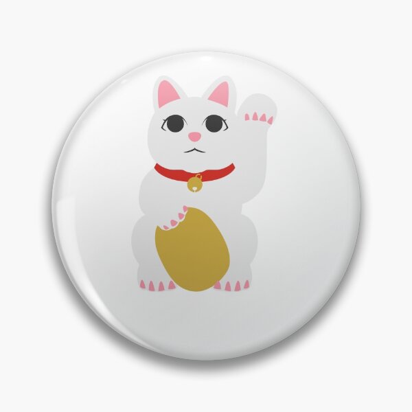 Item preview, White cat with the golden egg  designed and sold by DuchessPier.
