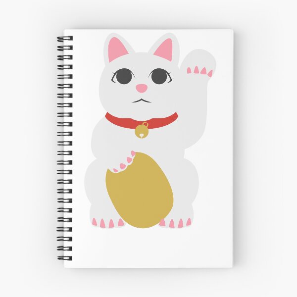 Item preview, White cat with the golden egg  designed and sold by DuchessPier.
