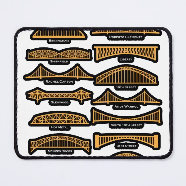 Item preview, PITTSBURGH BRIDGES  designed and sold by LastEvercoffee.