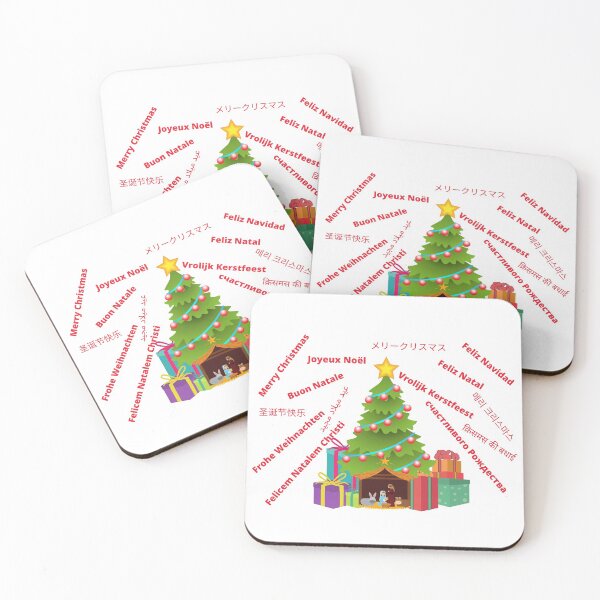 Item preview, Merry Christmas / Feliz Navidad / Joyeux Noël / Frohe Weihnachten designed and sold by MEBH.
