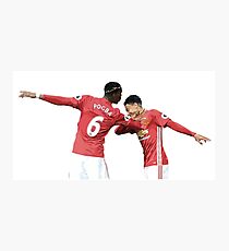Pogba Lingard - Manchester United - Dab Photographic Print