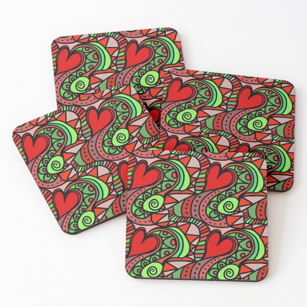 Item preview, Heart card suit pattern designed and sold by RafaelLima7.