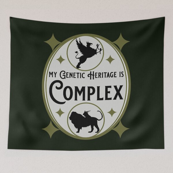 Item preview, My Genetic Heritage is Complex designed and sold by sandpiperstudio.