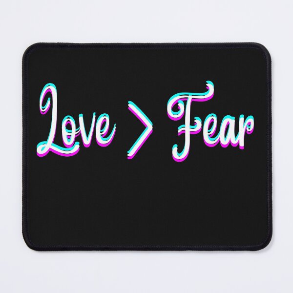 Item preview, Love Is Greater Than Fear typography design designed and sold by Bwaichigo.
