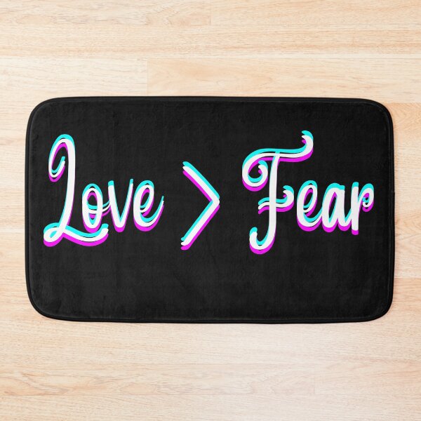 Item preview, Love Is Greater Than Fear typography design designed and sold by Bwaichigo.