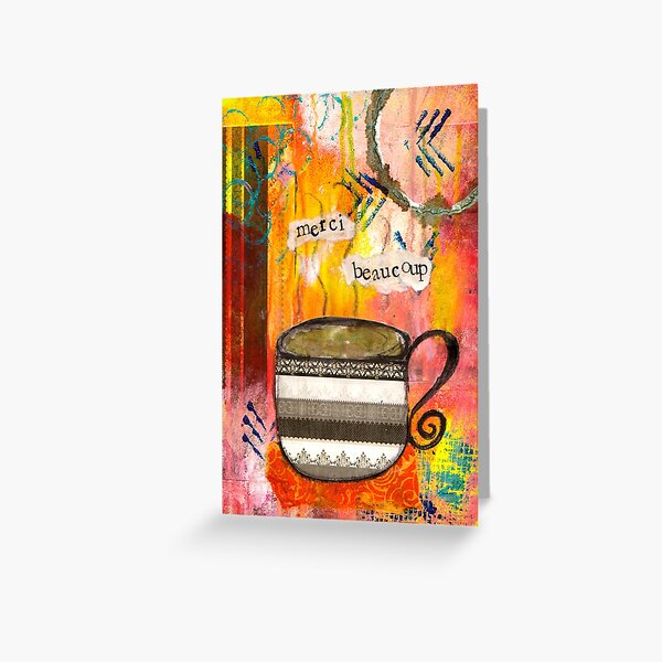 MERCI BEAUCOUP Greeting Card