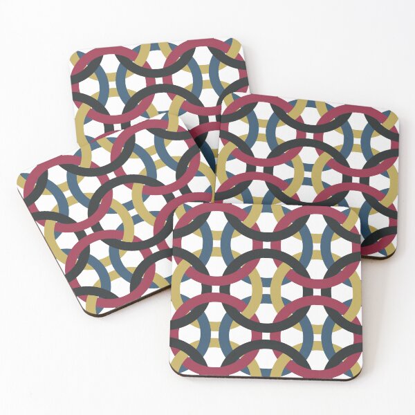 Item preview, Colored braided circles pattern designed and sold by RafaelLima7.