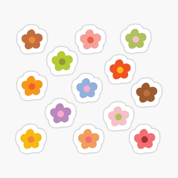 Wildflower Sticker Pack Set of 10 Matte Stickers 