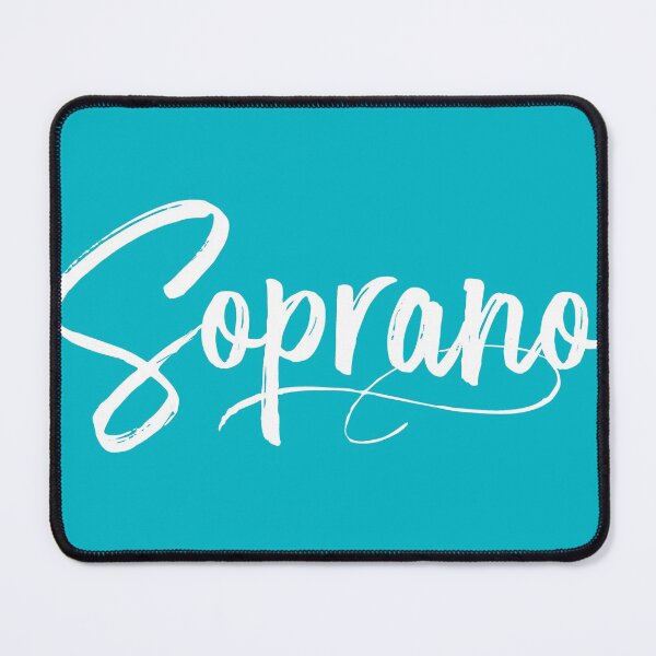 Item preview, Soprano Script Style White/Blue designed and sold by vabrown89.