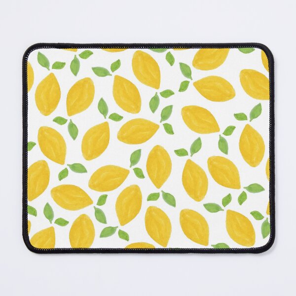 Item preview, lemon pattern watercolor designed and sold by albacarballo.