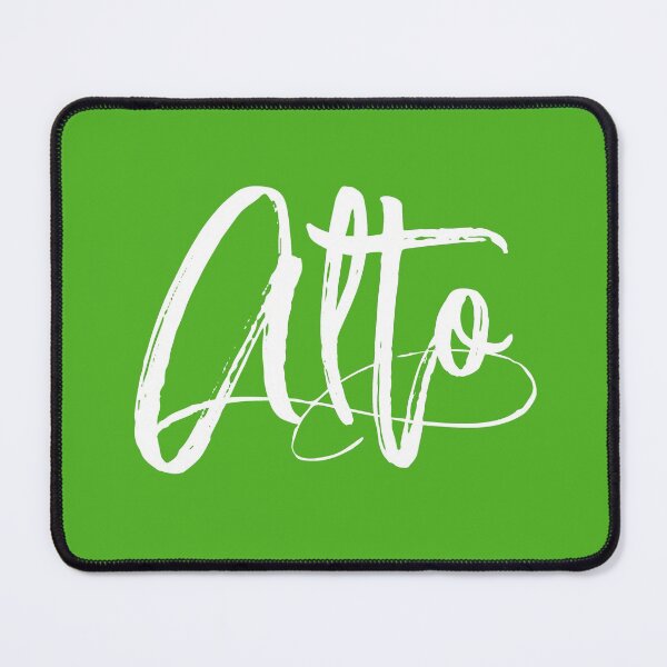 Item preview, Alto Script Style White/Green designed and sold by vabrown89.