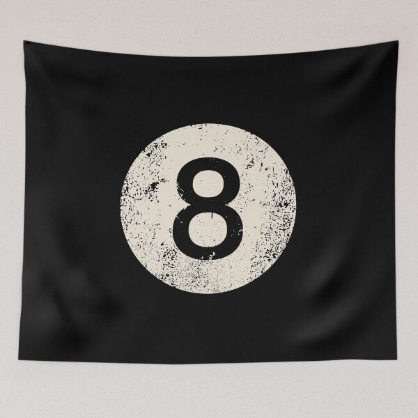 Item preview, Black pool | billiard ball number 8 | Pool 8 Ball vintage designed and sold by retrippy.
