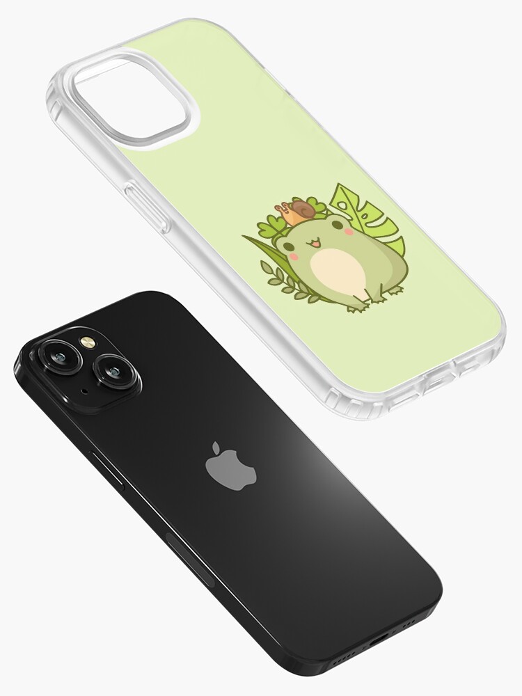 Kawaii Frog and Snail - Smiling happy friends iPhone Case for Sale by  MagicStrawberry
