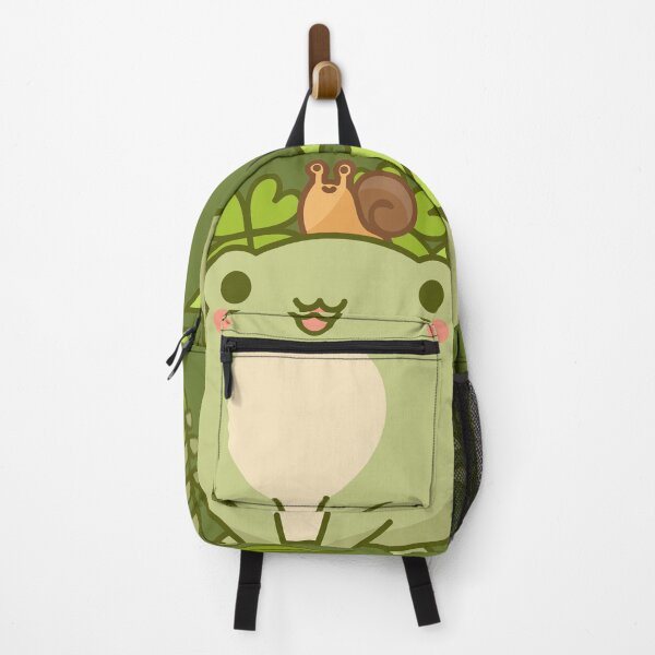 Item preview, Kawaii Frog and Snail - Smiling happy friends designed and sold by MagicStrawberry.