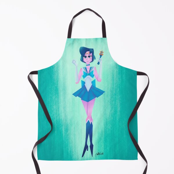 Item preview, Sailor Mercury Illustration designed and sold by Emily Weikle.