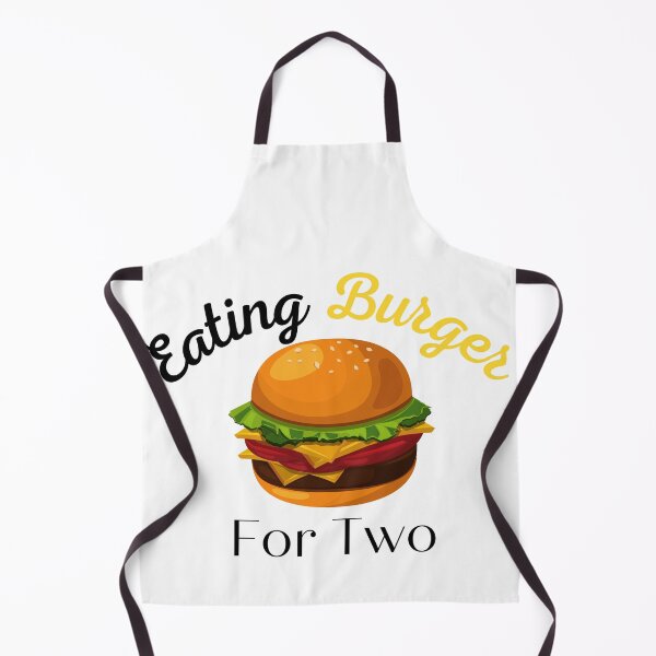 Item preview, Eating Burger For Two, burger lover gift designed and sold by Miaberzo.