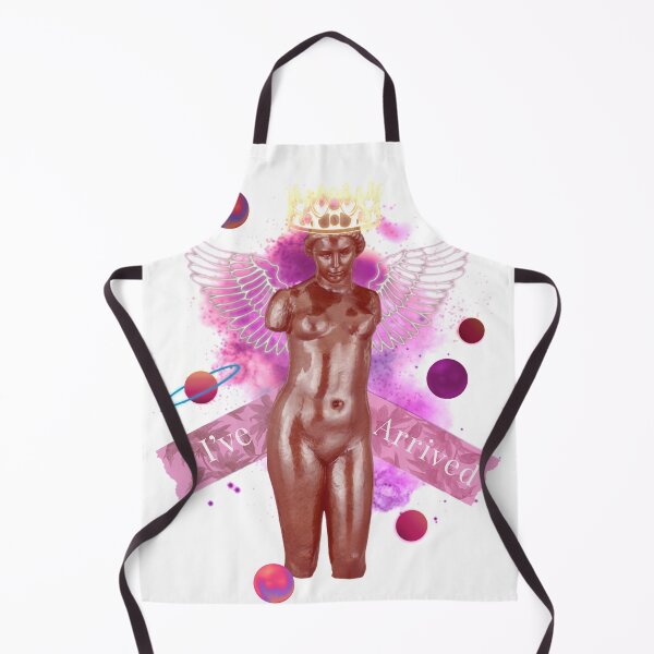 Item preview, Greek stone floral design I’ve arrived planet queen of the universe pink designed and sold by VantaTheArtist.