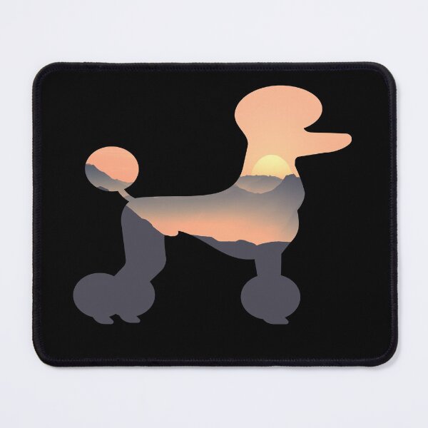Item preview, Poodle Dog Silhouette Sun Mountain Gift designed and sold by alaechamlal.