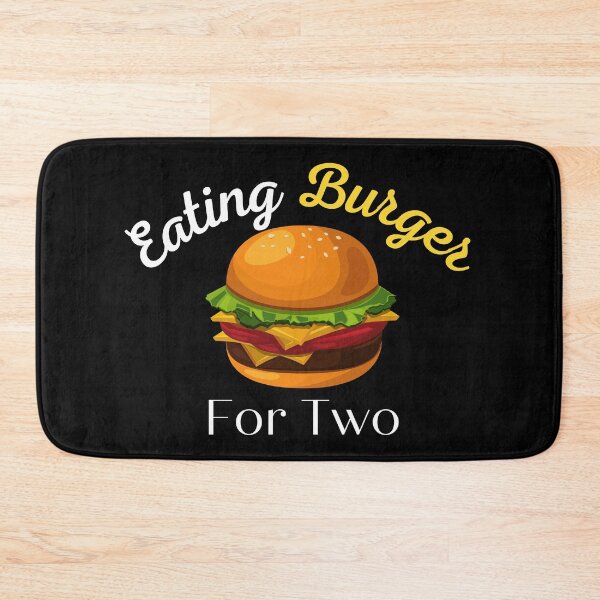 Item preview, Eating Burger For Two, burger lover gift designed and sold by Miaberzo.