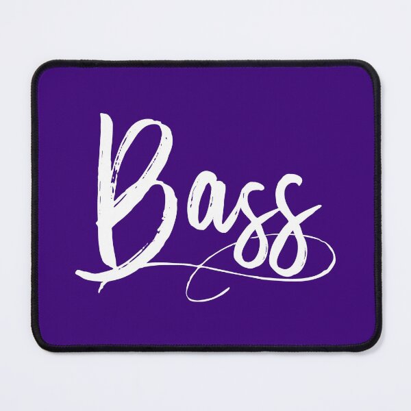 Item preview, Bass Script Style White/Purple designed and sold by vabrown89.