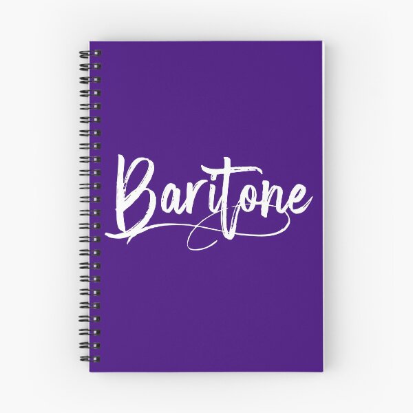 Item preview, Baritone Script Style White/Purple designed and sold by vabrown89.