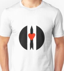 Camiseta unisex Amor y cohetes