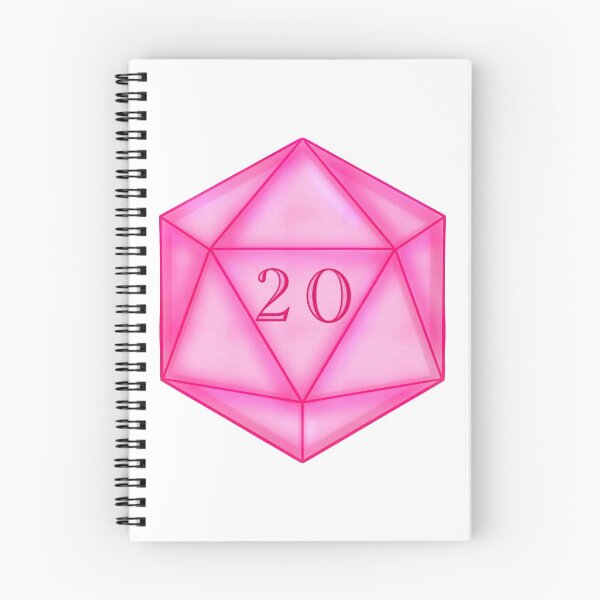 Item preview, Pink D20 designed and sold by -the-awkwarkid-.
