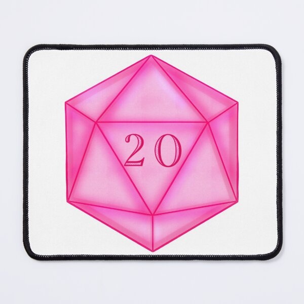 Item preview, Pink D20 designed and sold by -the-awkwarkid-.