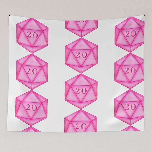 Item preview, Pink D20 designed and sold by -the-awkwarkid-.