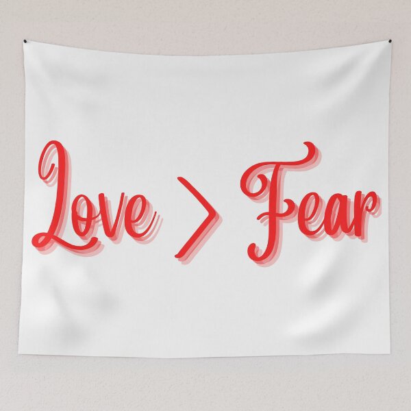 Item preview, Love Is Greater Than Fear Red designed and sold by Bwaichigo.