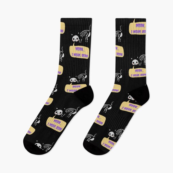Item preview, Meow I Mean Beow Funny Ghost Design designed and sold by Wagdy-online.