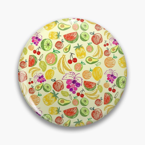Item preview, Colorful fruit sketches pattern designed and sold by RafaelLima7.