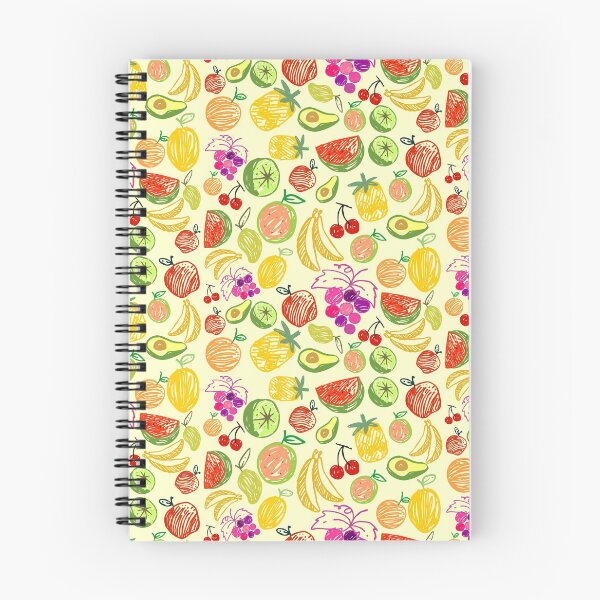 Item preview, Colorful fruit sketches pattern designed and sold by RafaelLima7.